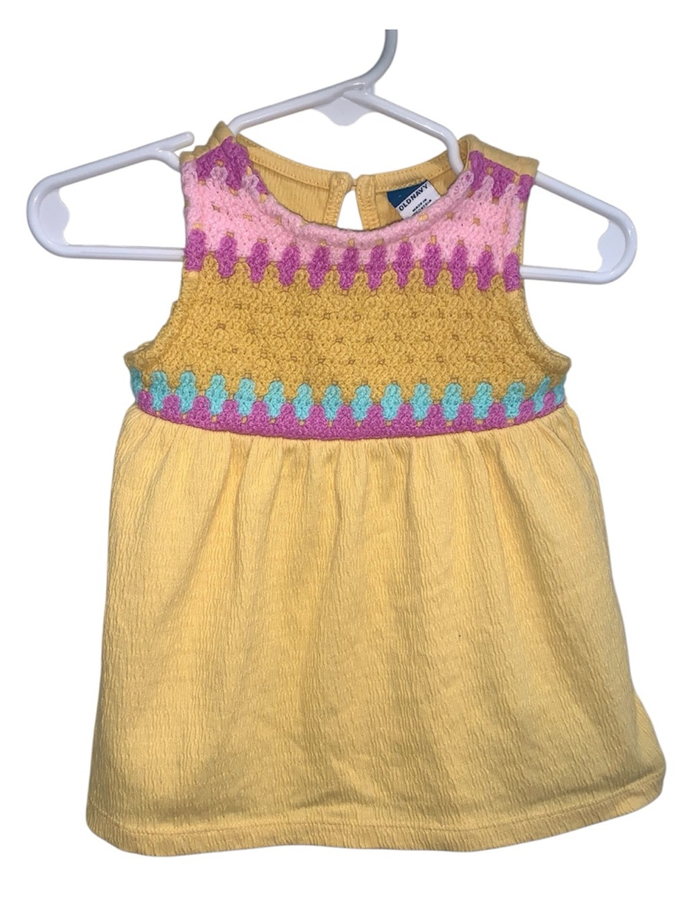 Old navy dress with diaper cover 3-6 months